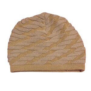 Earthbound Trading Hat Beanie Toboggan Cable Knit Textured Unisex Boho Ski